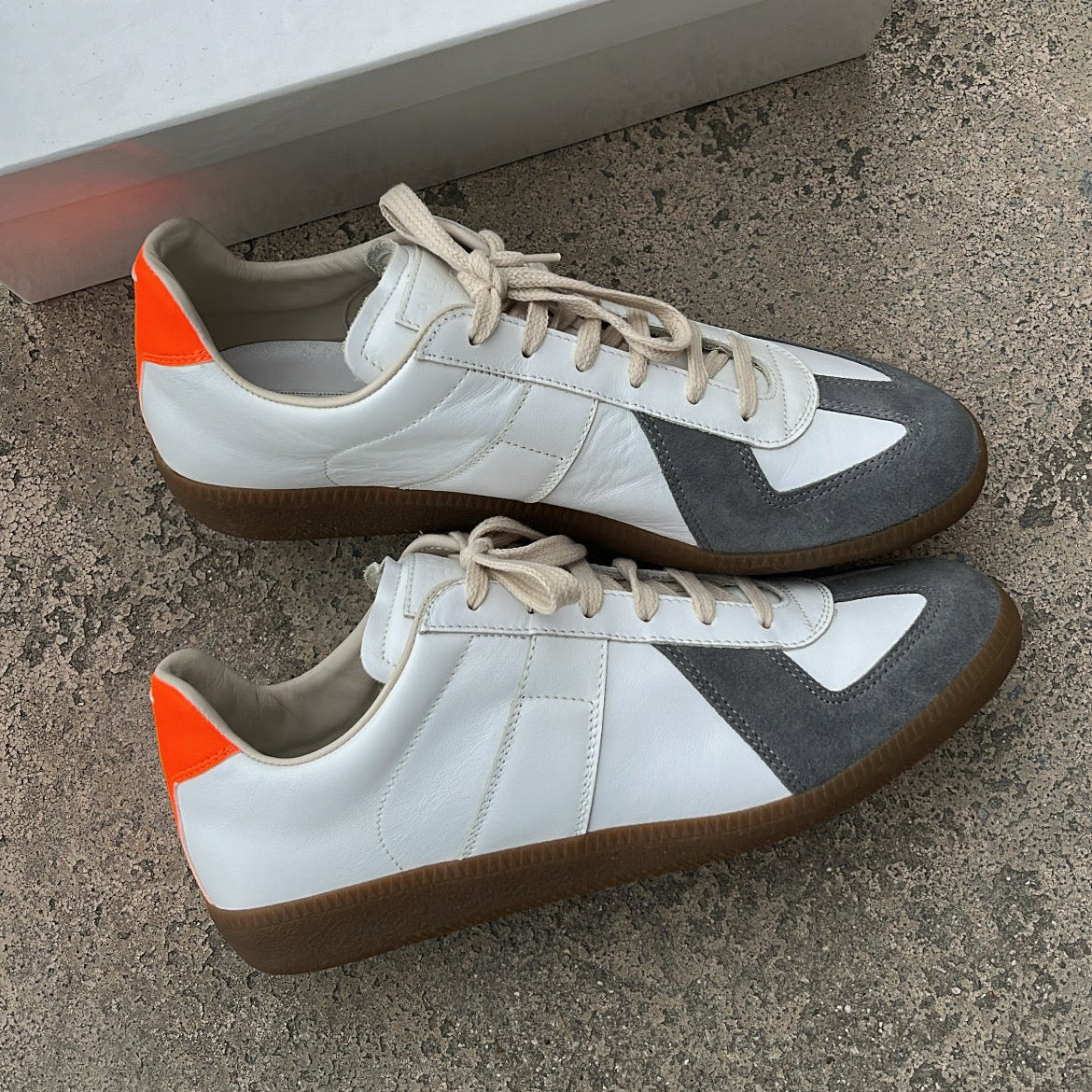 Maison Margiela GAT White Orange - EU42.5 / US9 / UK8