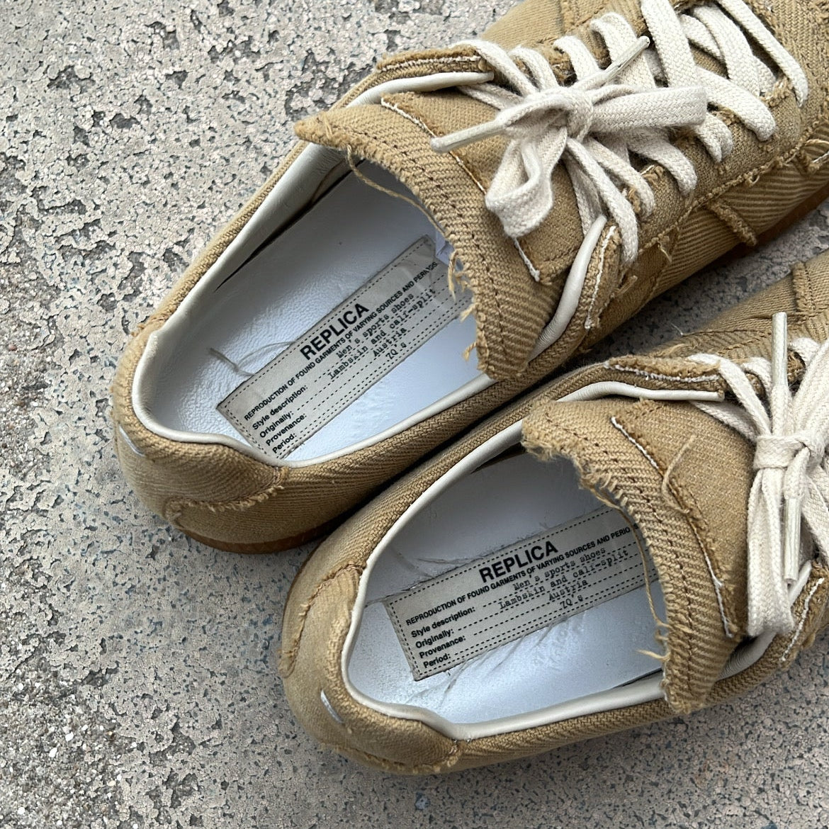Maison Margiela GAT Canvas Beige - EU41 / US8 / UK7
