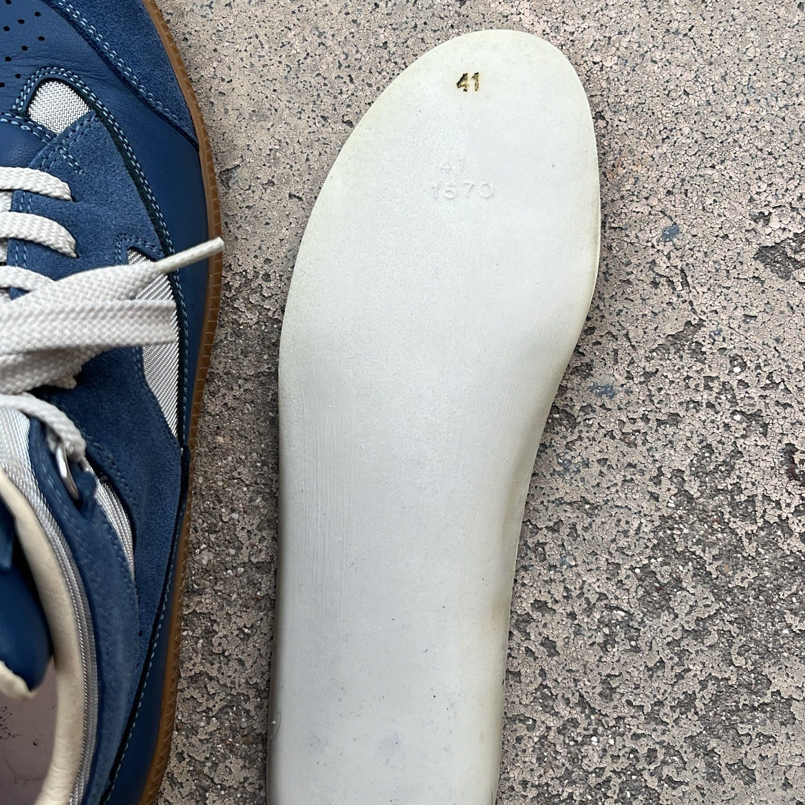 Maison Margiela GAT Mid-Top Blue - EU41 / US8 / UK7