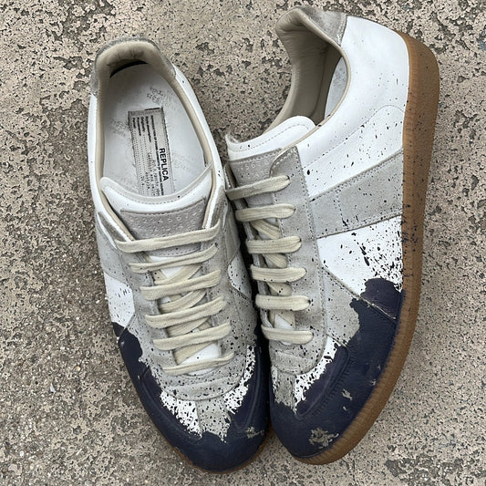 Maison Margiela GAT Paint Splatter Blue - EU43 / US9.5 / UK8.5