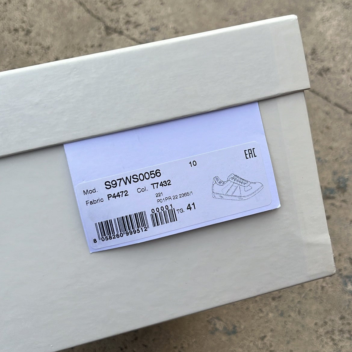 Maison Margiela GAT Distressed Canvas Green - EU41 / US8 / UK7