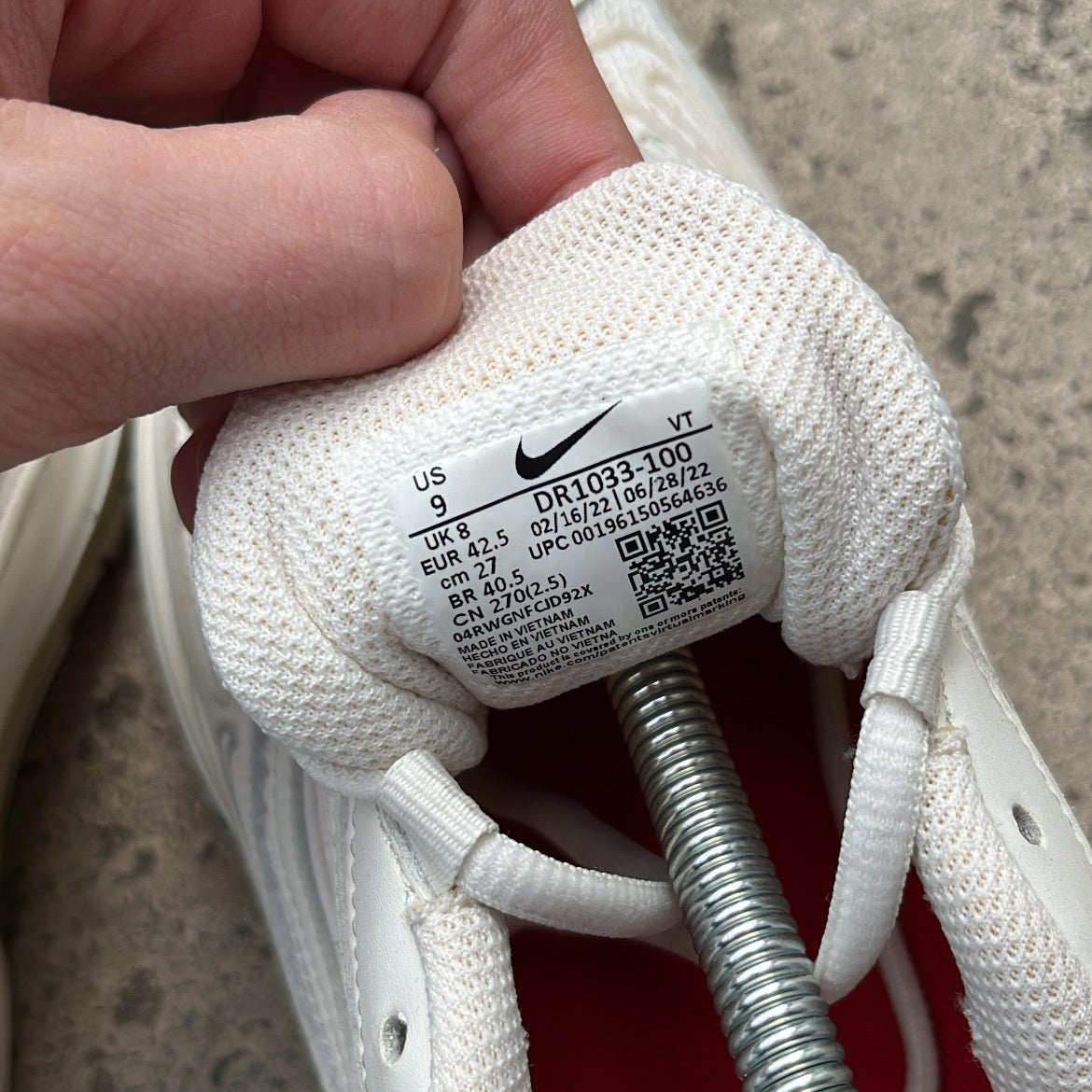 Air Max 98TL Supreme White - EU42.5 / US9 / UK8