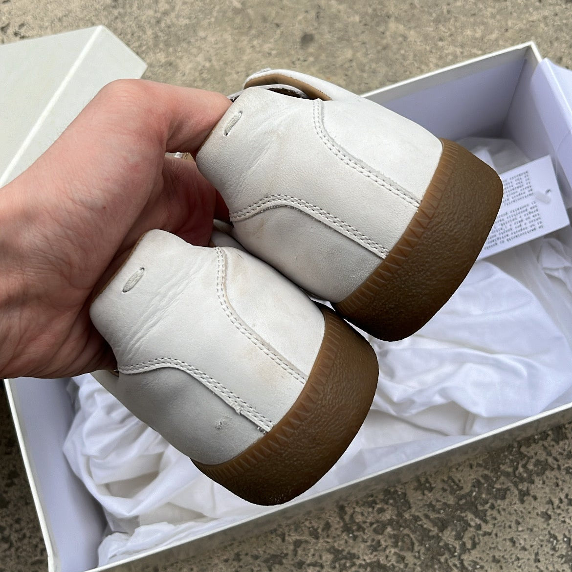 Maison Margiela GAT Paint Splatter White - EU43 / US9.5 / UK8.5