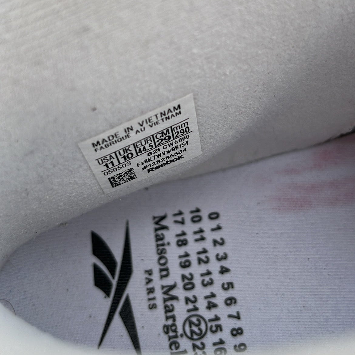 Reebok Maison Margiela White - EU45 / US11 / UK10