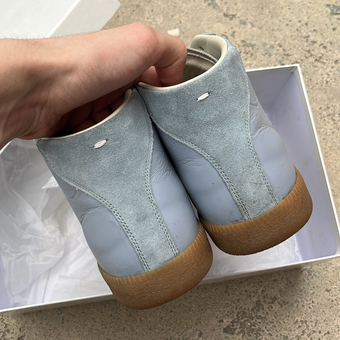 Maison Margiela GAT High-Top Blue - EU44.5 / US10.5 / UK9.5