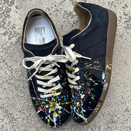 Maison Margiela GAT Paint Splatter Black - EU41 / US8 / UK7