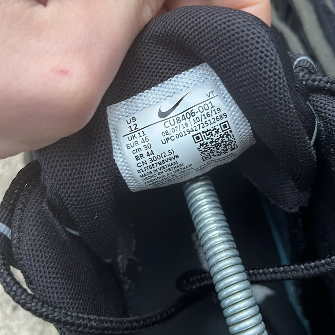 Air Max 95 CDG Black - EU46 / US12 / UK11