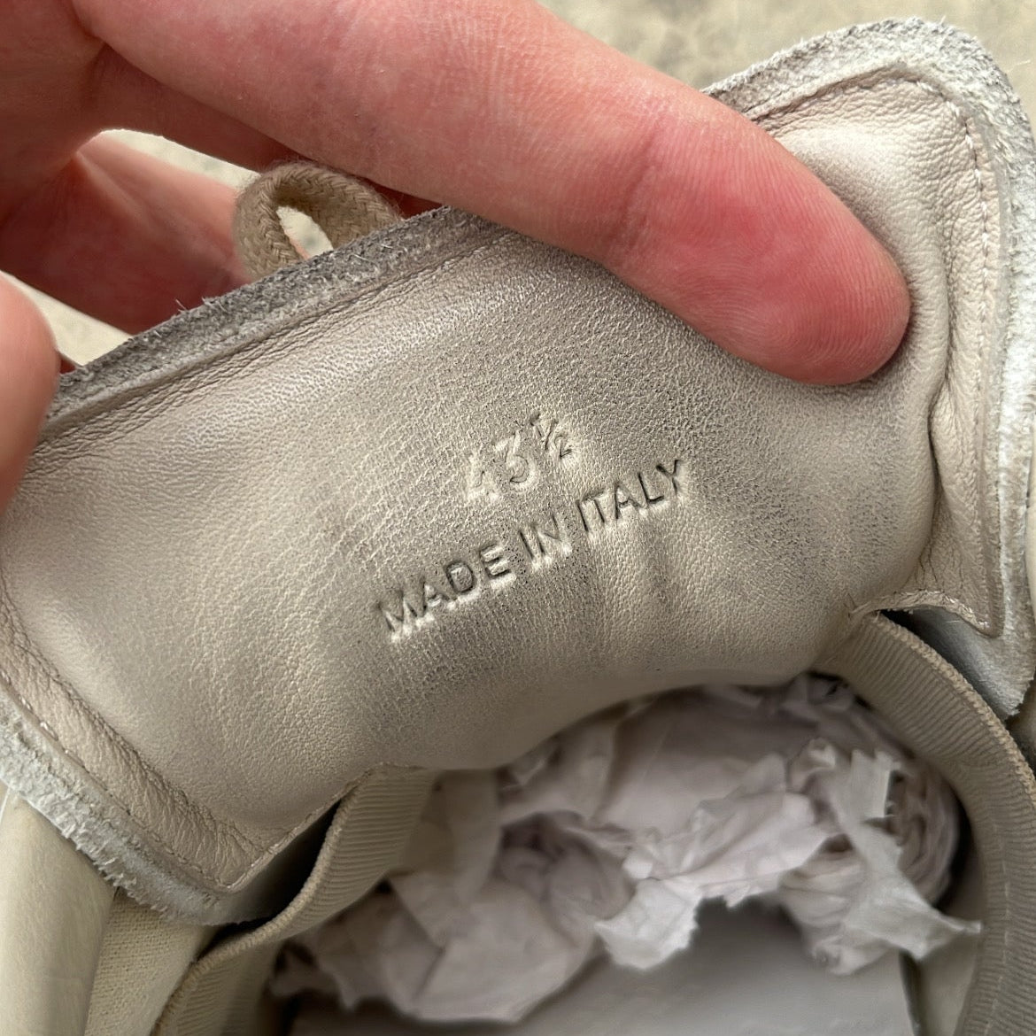 Maison Margiela GAT Paint Splatter White - EU43.5 / US9.5 / UK8.5