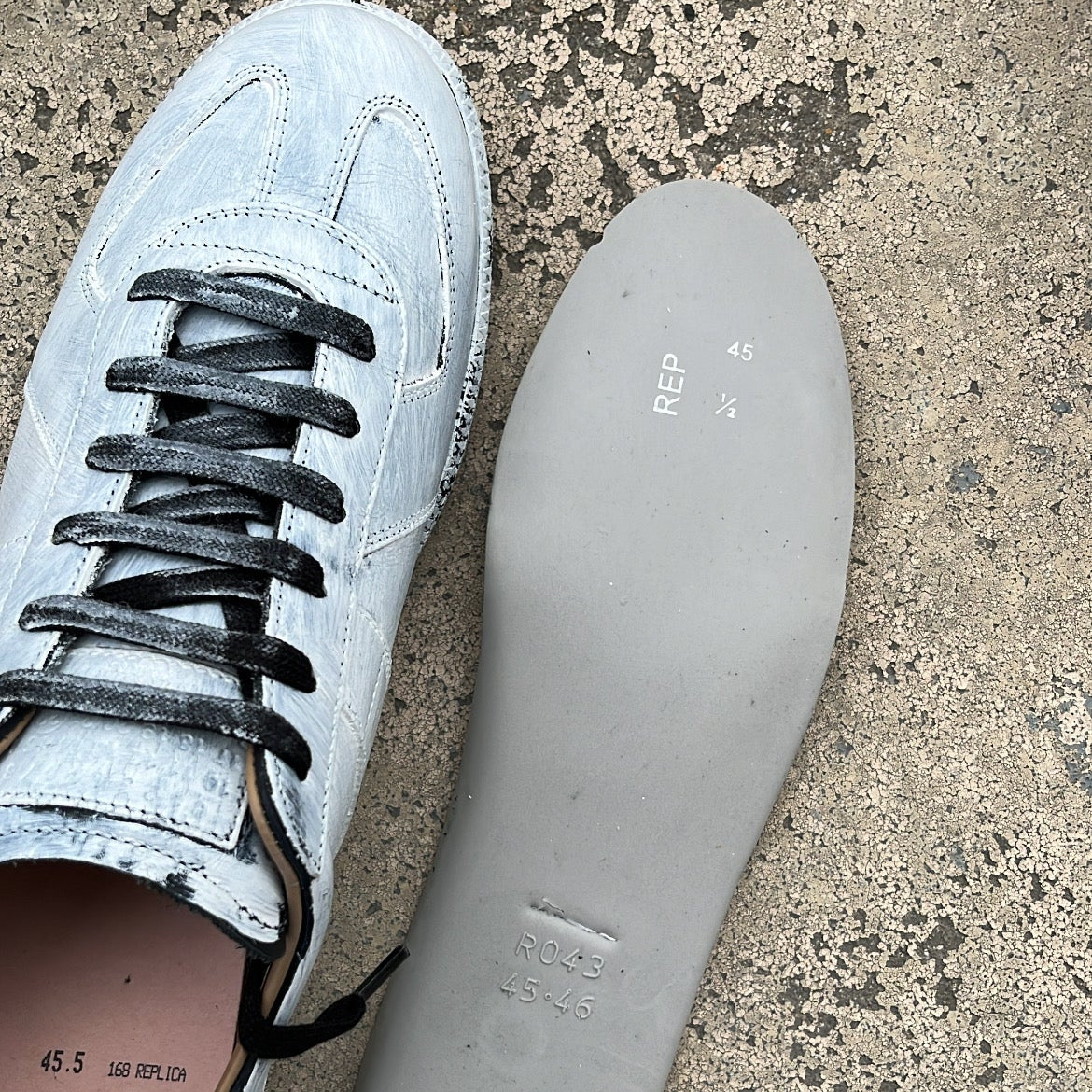 Maison Margiela GAT Bianchetto White - EU45.5 / US11.5 / UK10.5
