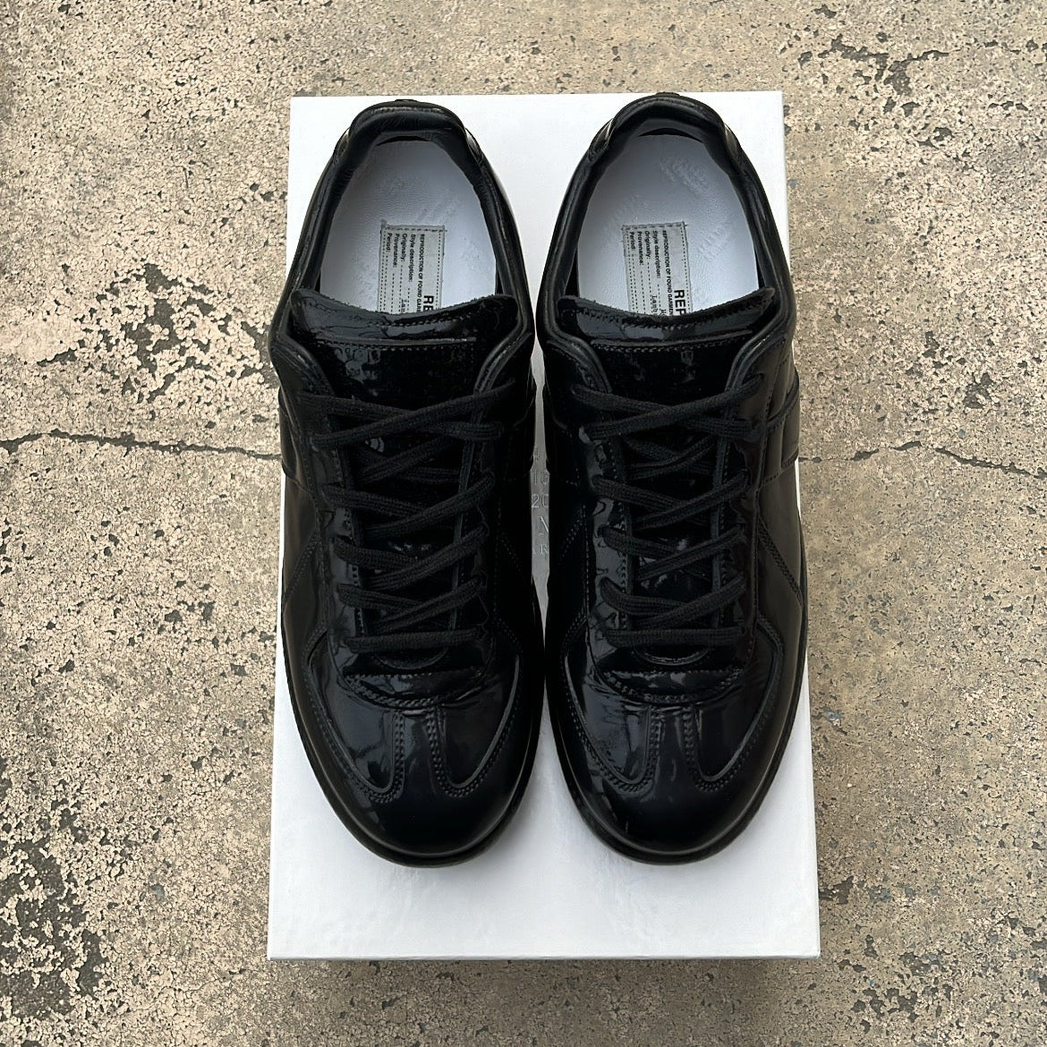 Maison Margiela GAT Black Patent - EU41 / US8 / UK7