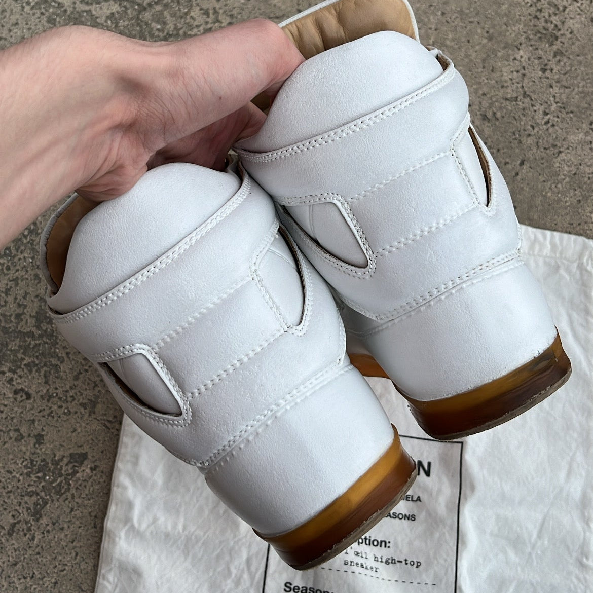 Maison Margiela x H&M High-Top White - EU45 / US11 / UK10
