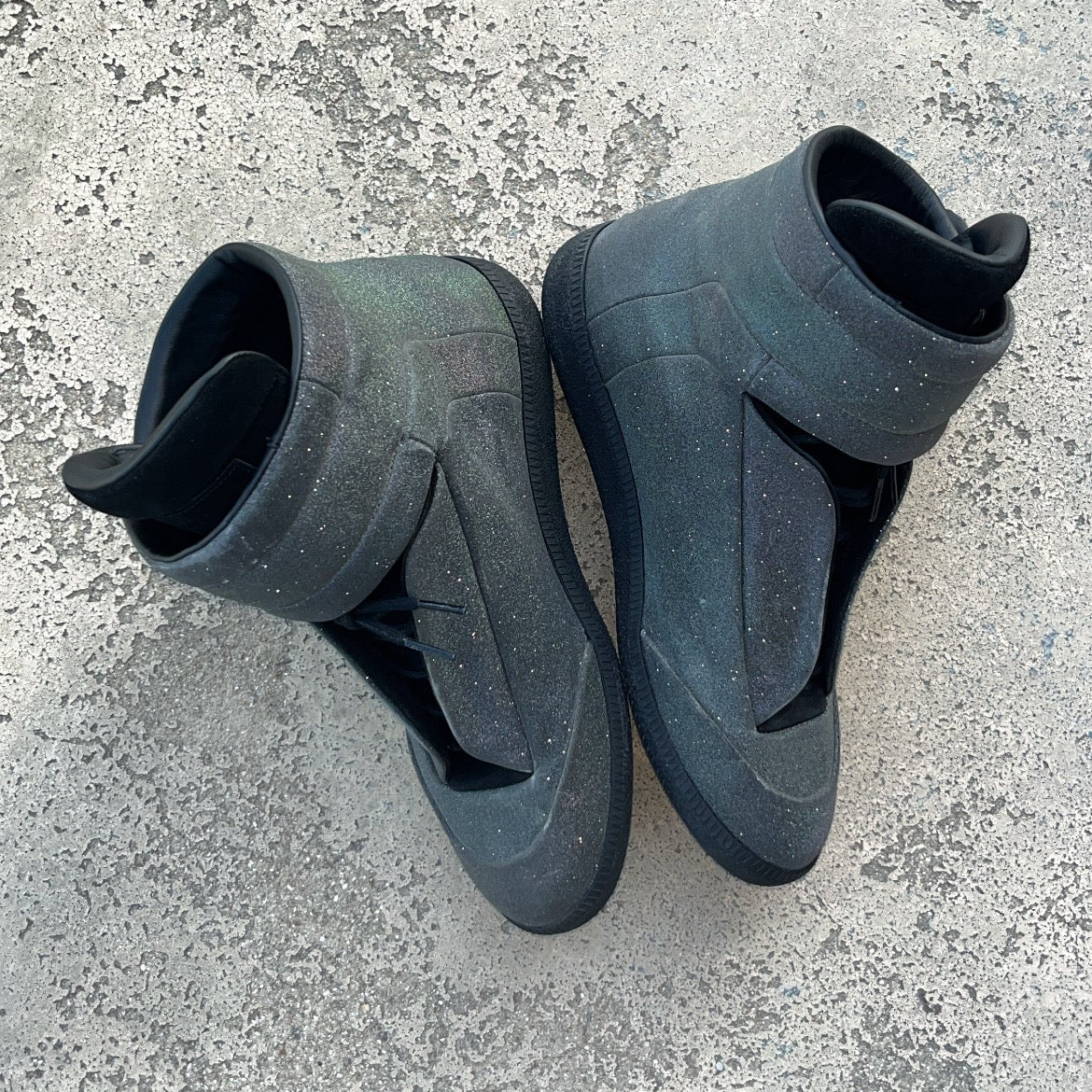 Maison Margiela Future Black Glitter - EU43 / US9.5 / UK8.5
