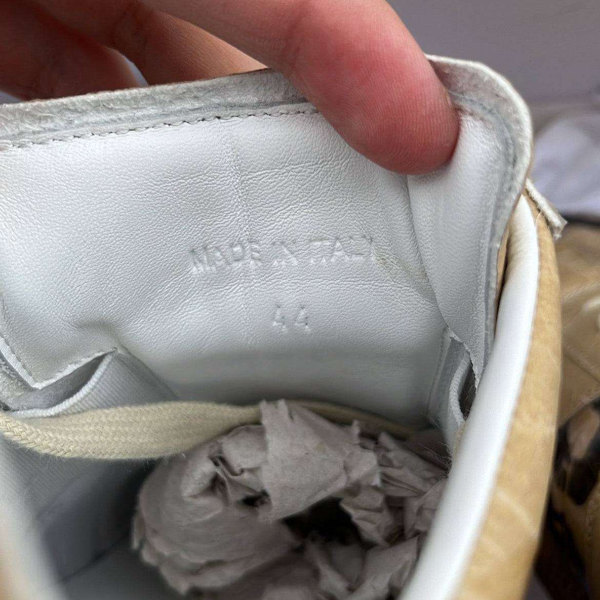 Maison Margiela GAT Newspaper Taped - EU44 / US10 / UK9