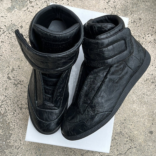 Maison Margiela Blistered Black Leather - EU40 / US7 / UK6