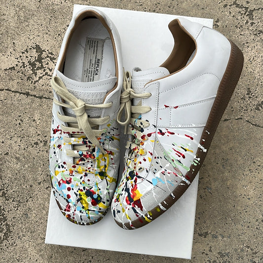 Maison Margiela GAT Paint Splatter White - EU41.5 / US8 / UK7