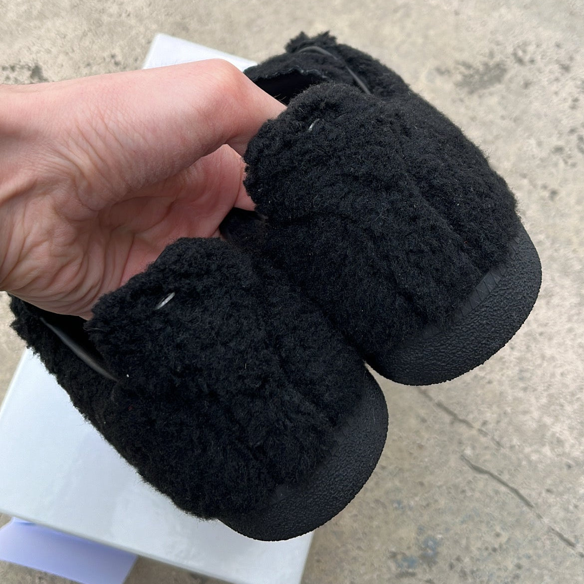 Maison Margiela GAT Shearling Black - EU43 / US9.5 / UK8.5