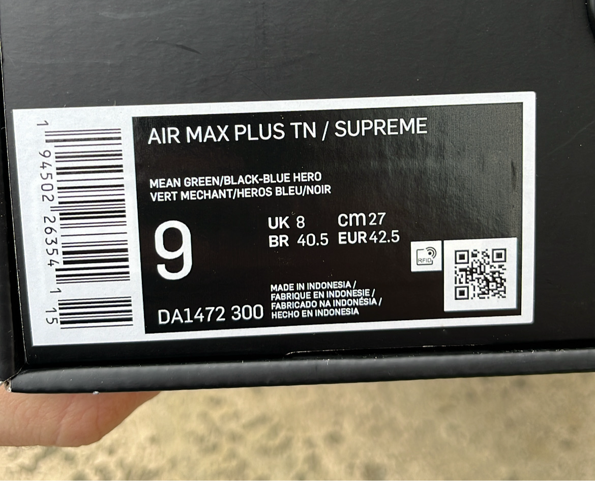 Tn Supreme Green - EU42.5 / US9 / UK8