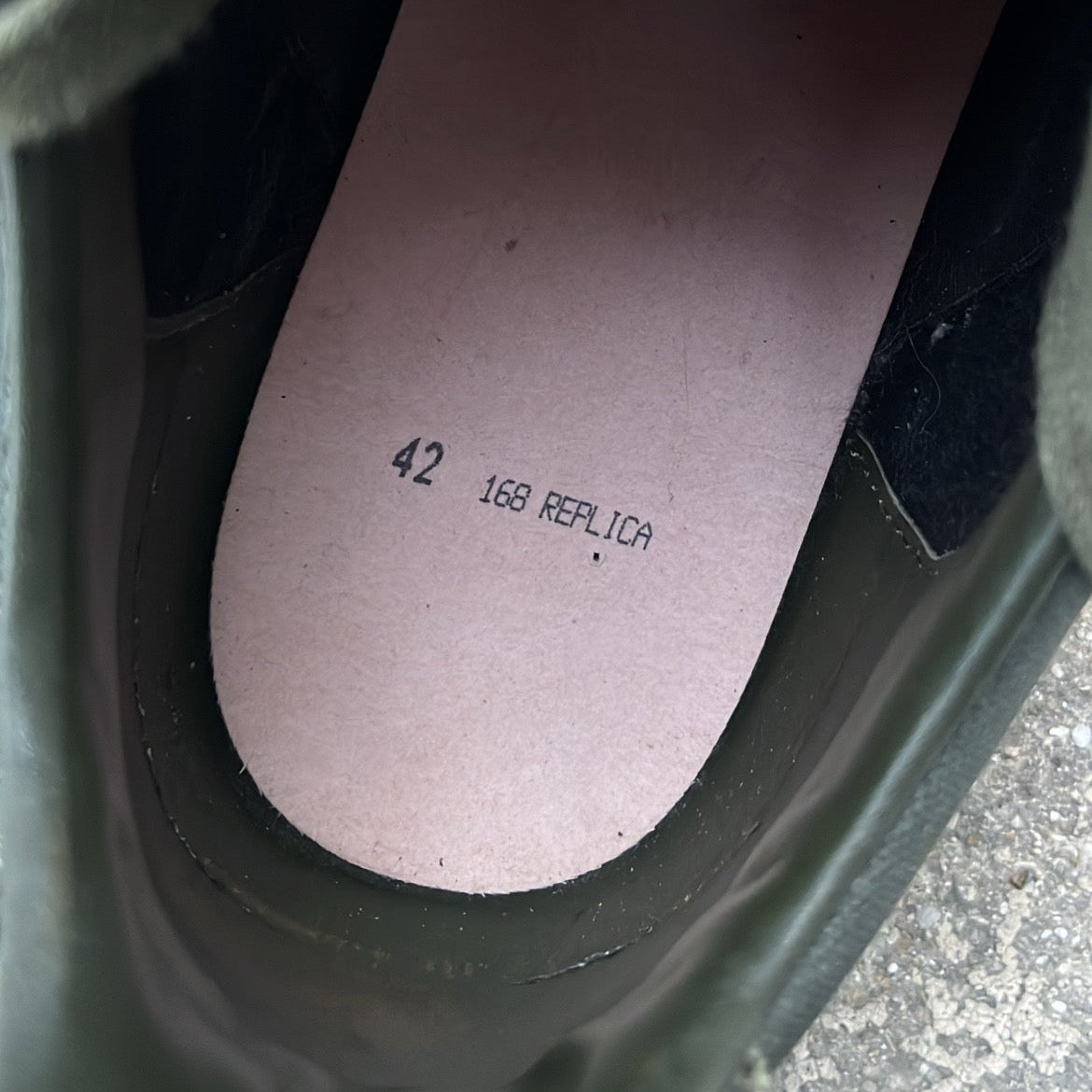 Maison Margiela GAT Distressed Canvas Green - EU42 / US8.5 / UK7.5