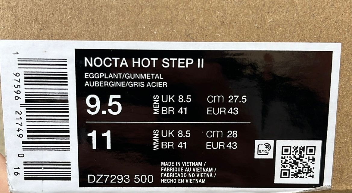 Nocta Hot Step 2 Eggplant - EU43 / US9.5 / UK8.5