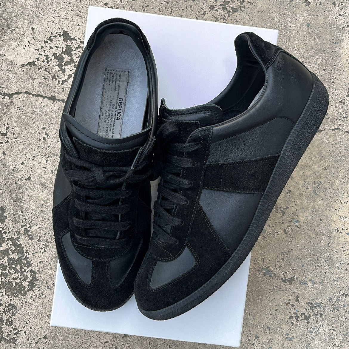 Maison Margiela GAT Triple Black - EU42 / US8.5 / UK7.5