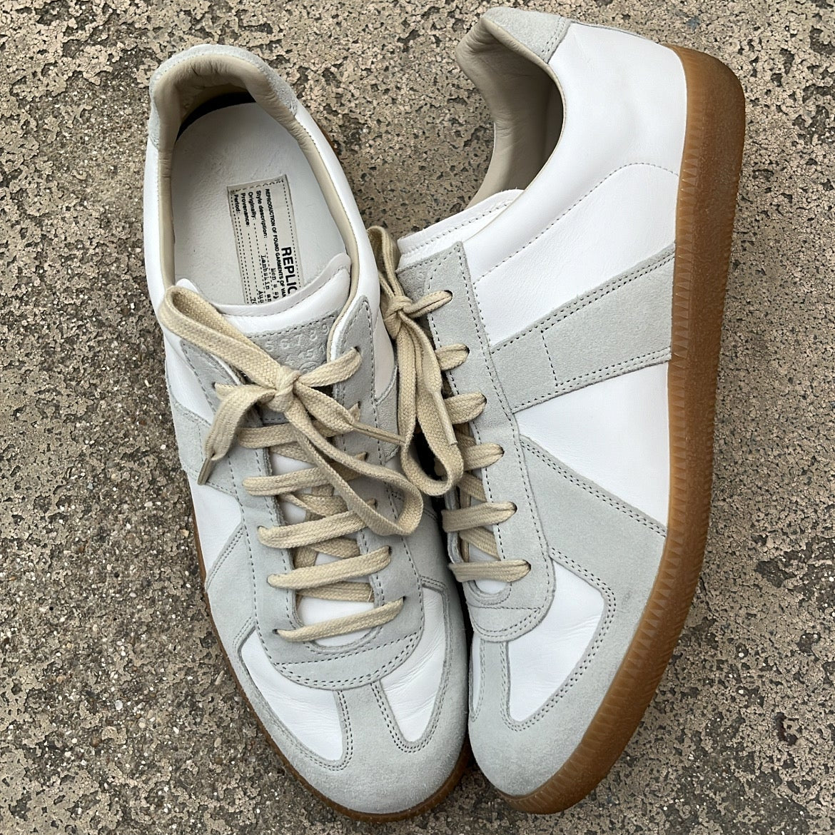 Maison Margiela GAT White Grey - EU42 / US8.5 / UK7.5
