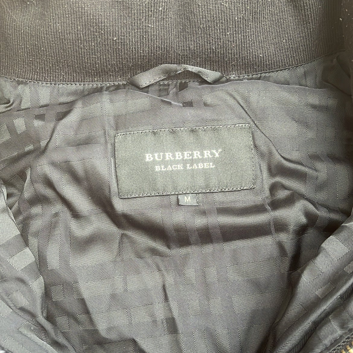 Burberry Black Label Glossy Black Jacket - M - 10th Years Anniversary