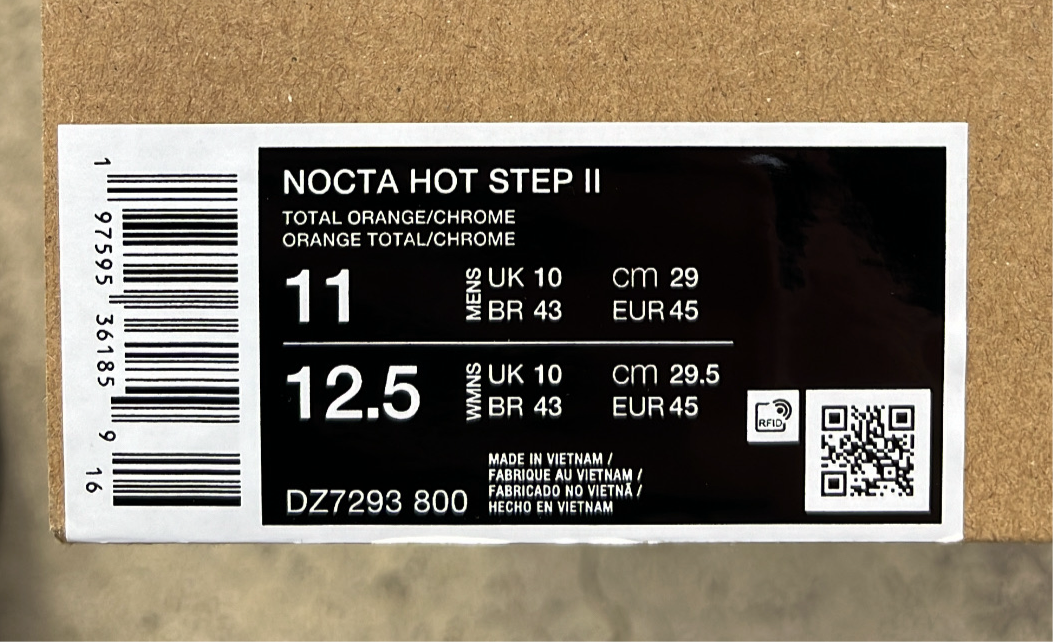 Nocta Hot Step 2 Orange - EU45 / US11 / UK10