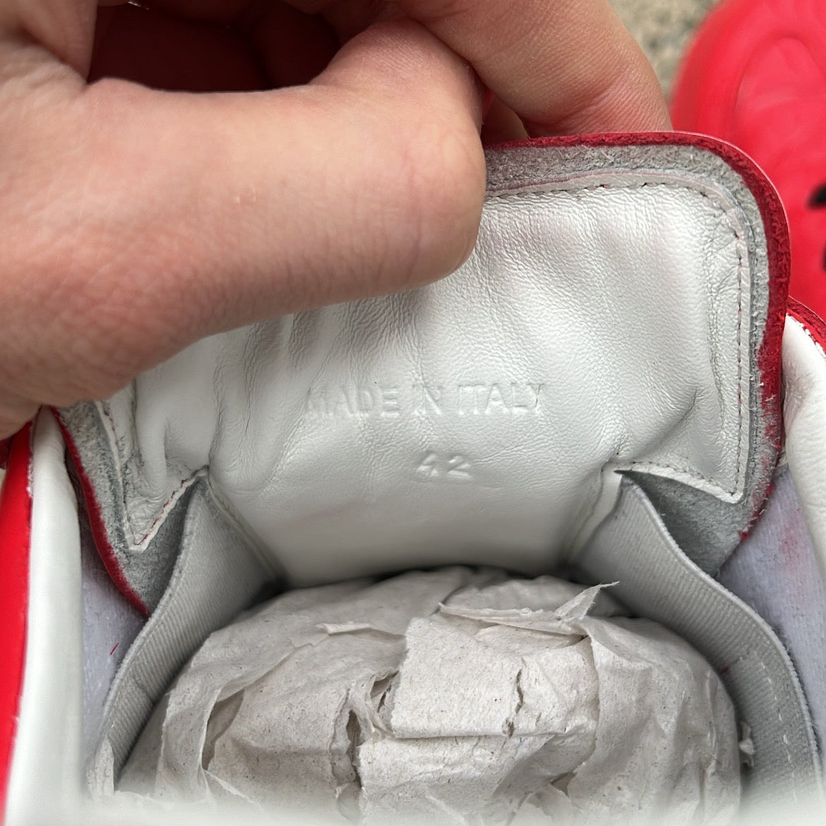 Maison Margiela GAT Red Patent - EU42 / US8.5 / UK7.5