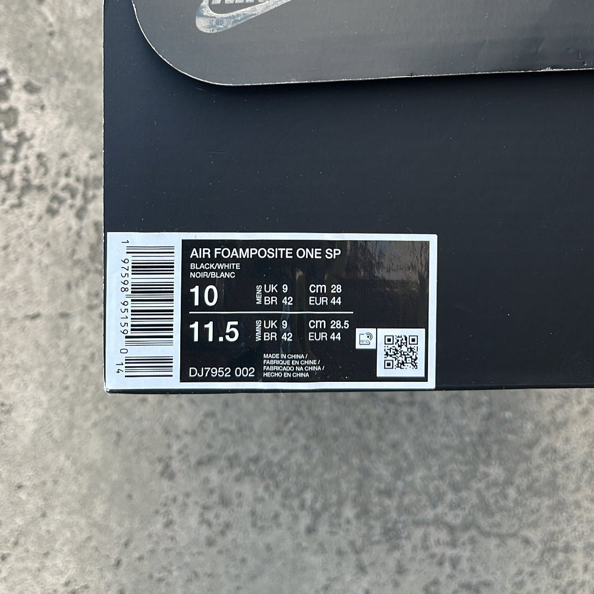 Foamposite CDG Cat Eye - EU44 / US10 / UK9