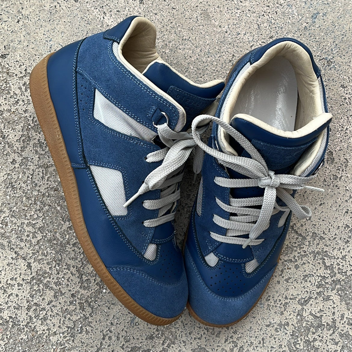 Maison Margiela GAT Mid-Top Blue - EU41 / US8 / UK7