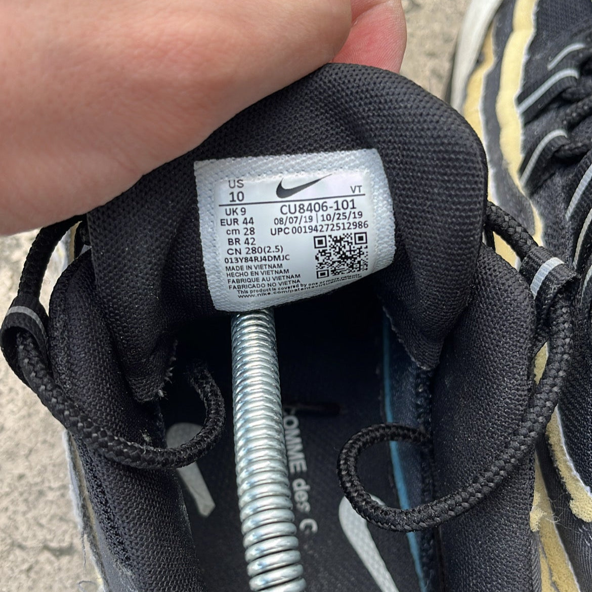 Air Max 95 CDG Grey - EU44 / US10 / UK9