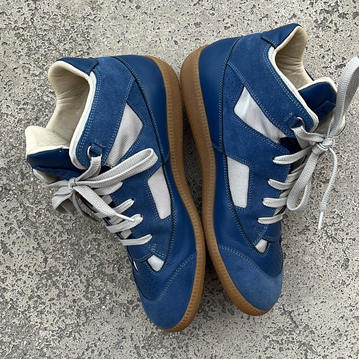 Maison Margiela GAT Mid-Top Blue - EU41 / US8 / UK7