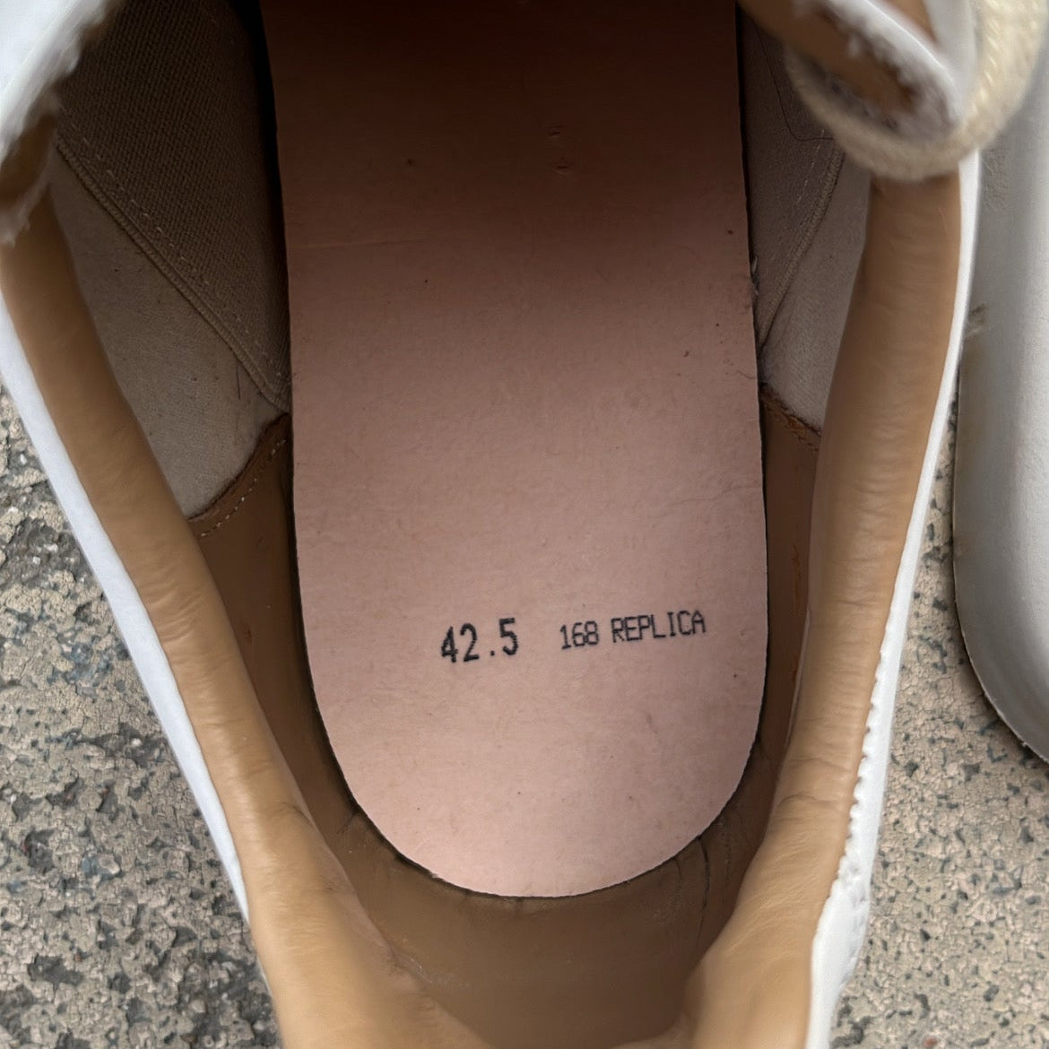 Maison Margiela GAT Paint Splatter White - EU42.5 / US9 / UK8