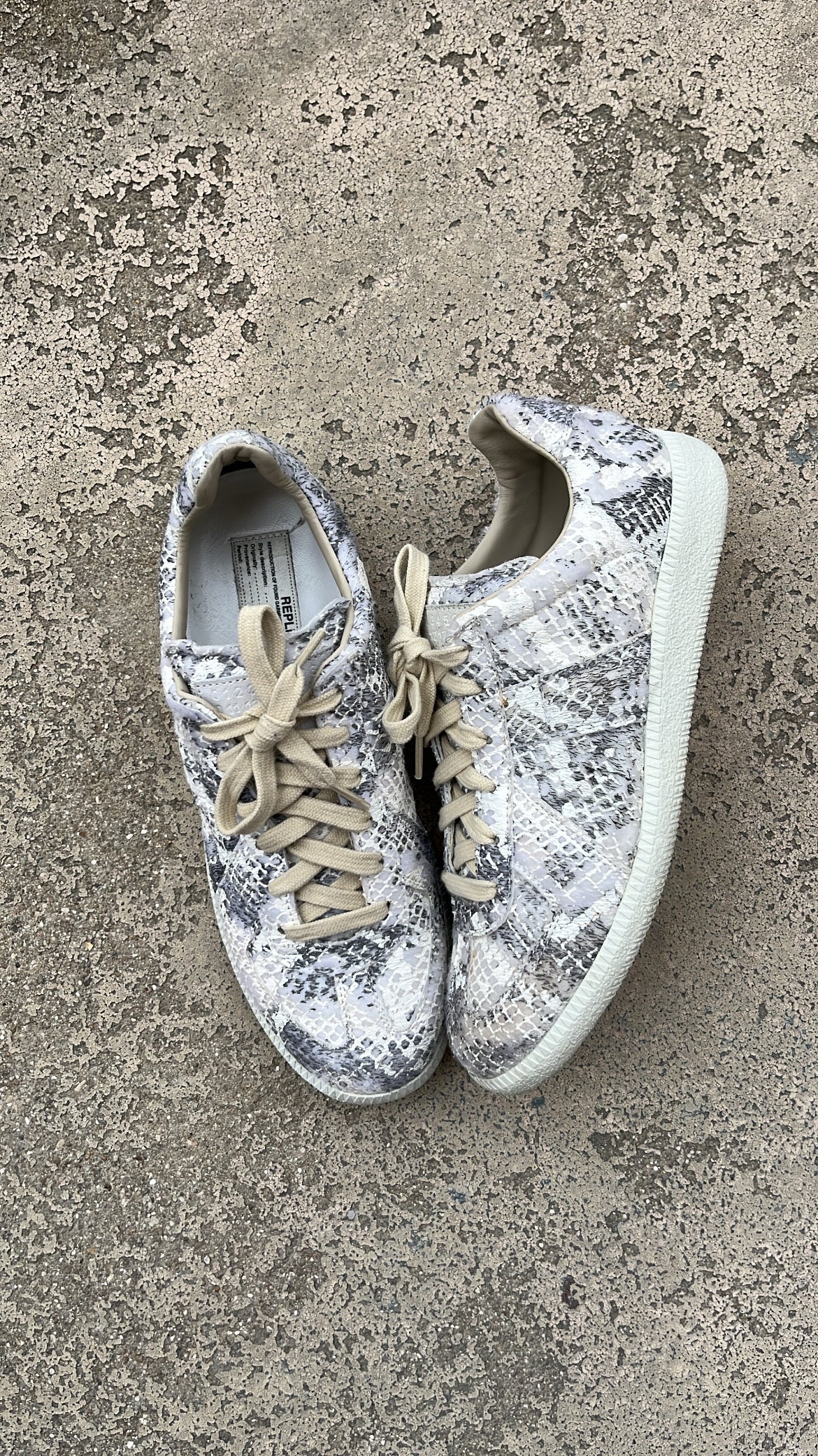 Maison Margiela GAT Snakeskin Python - EU40 / US7 / UK6