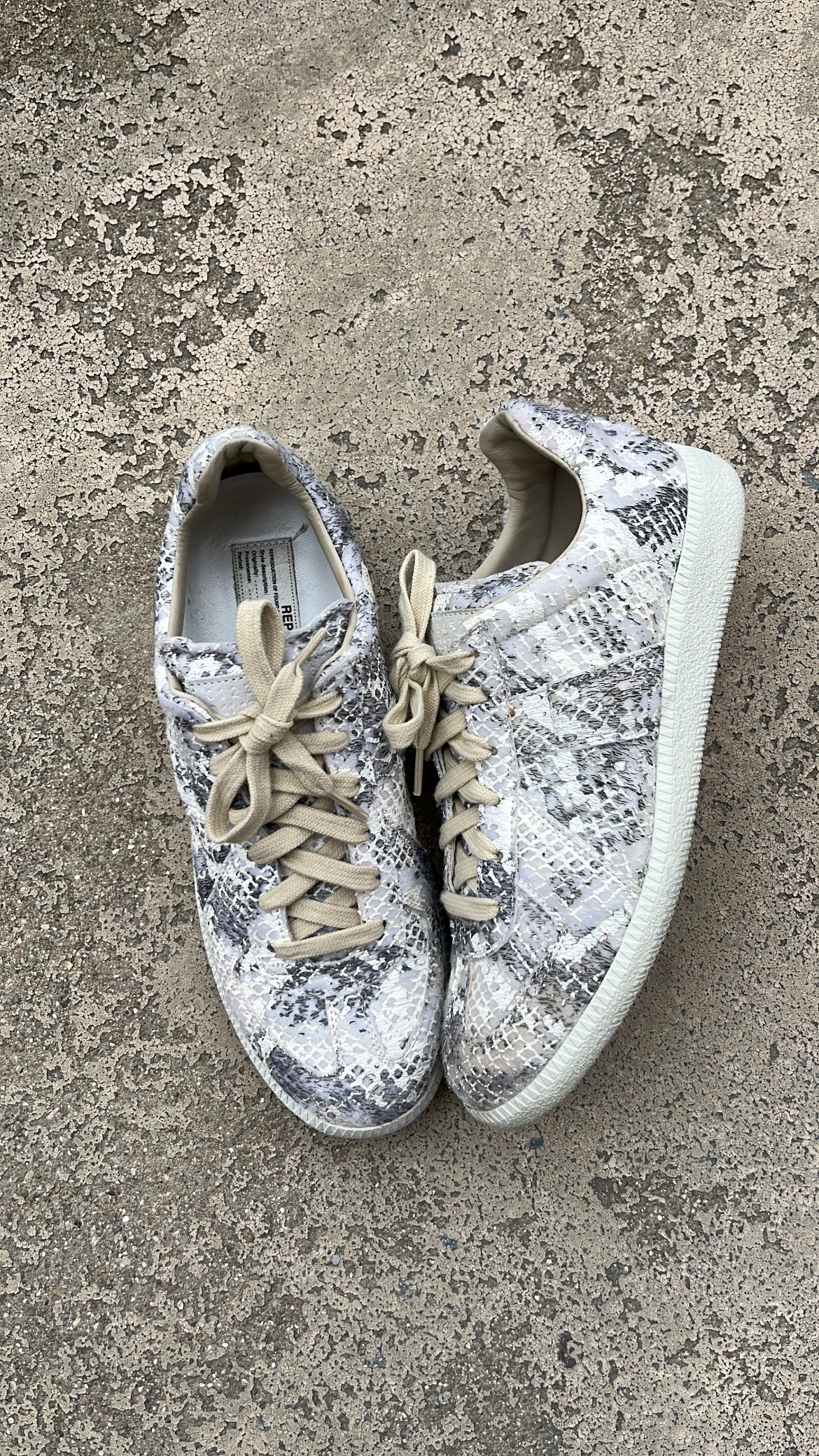 Maison Margiela GAT Snakeskin Python - EU40 / US7 / UK6