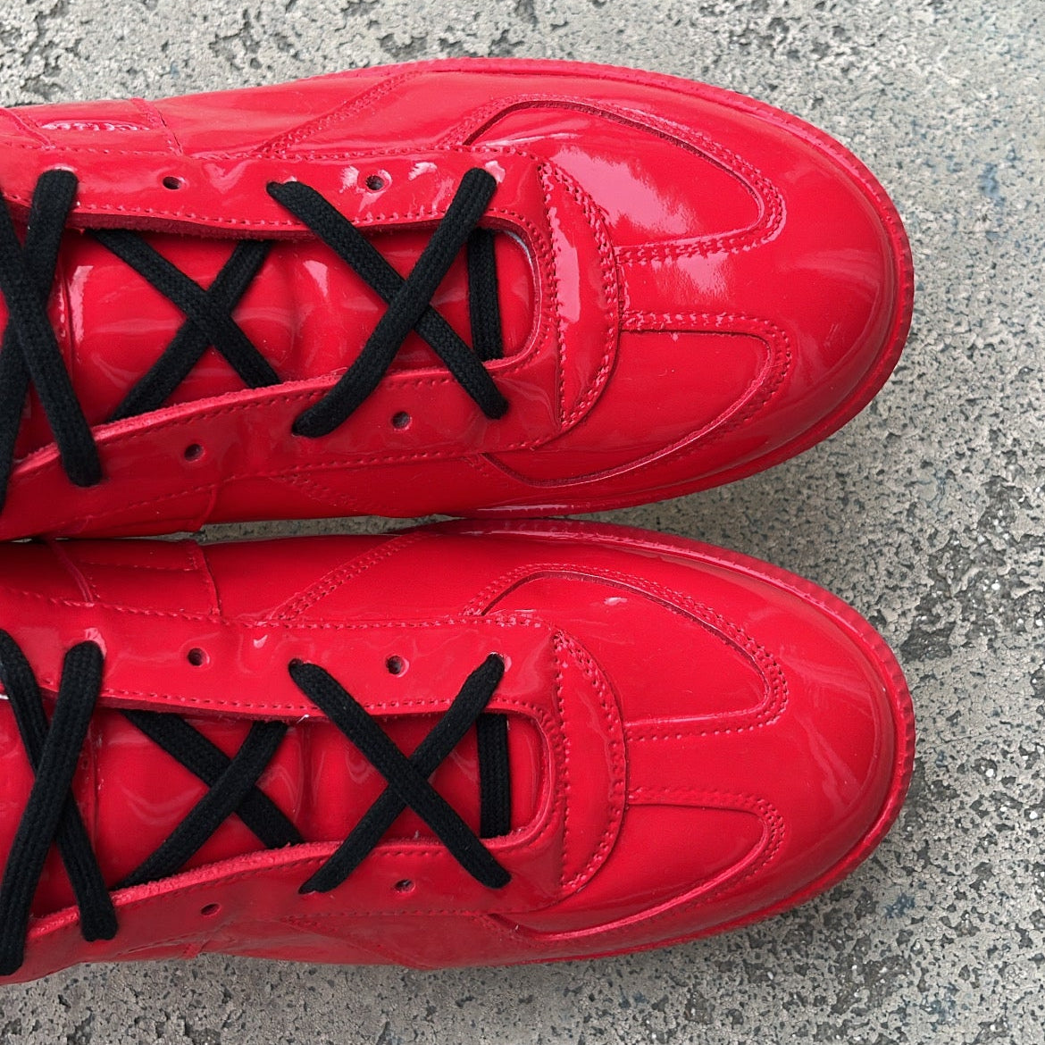 Maison Margiela GAT Red Patent - EU44 / US10 / UK9