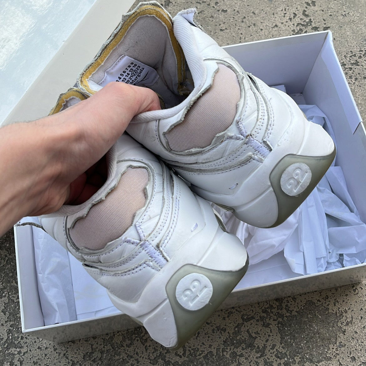 Reebok Maison Margiela White - EU44.5 / US10.5 / UK9.5