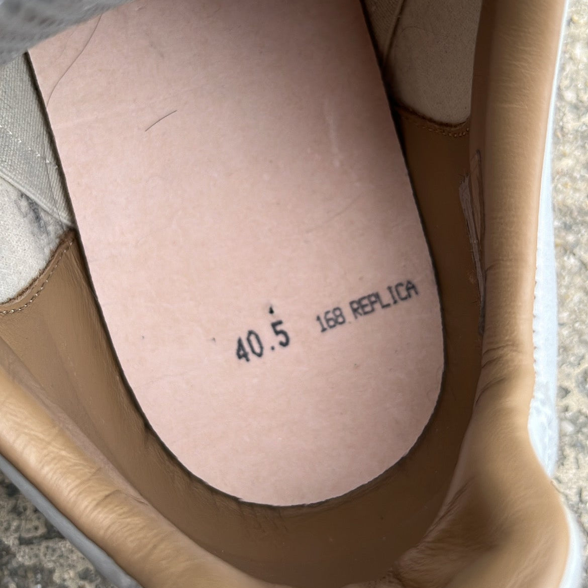 Maison Margiela GAT Paint Splatter White - EU40.5 / US7.5 / UK6.5