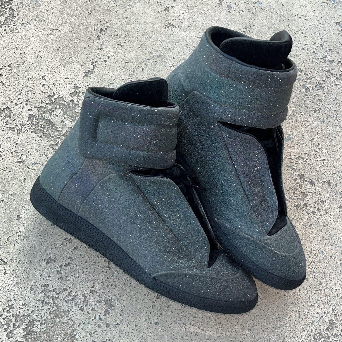 Maison Margiela Future Black Glitter - EU43 / US9.5 / UK8.5