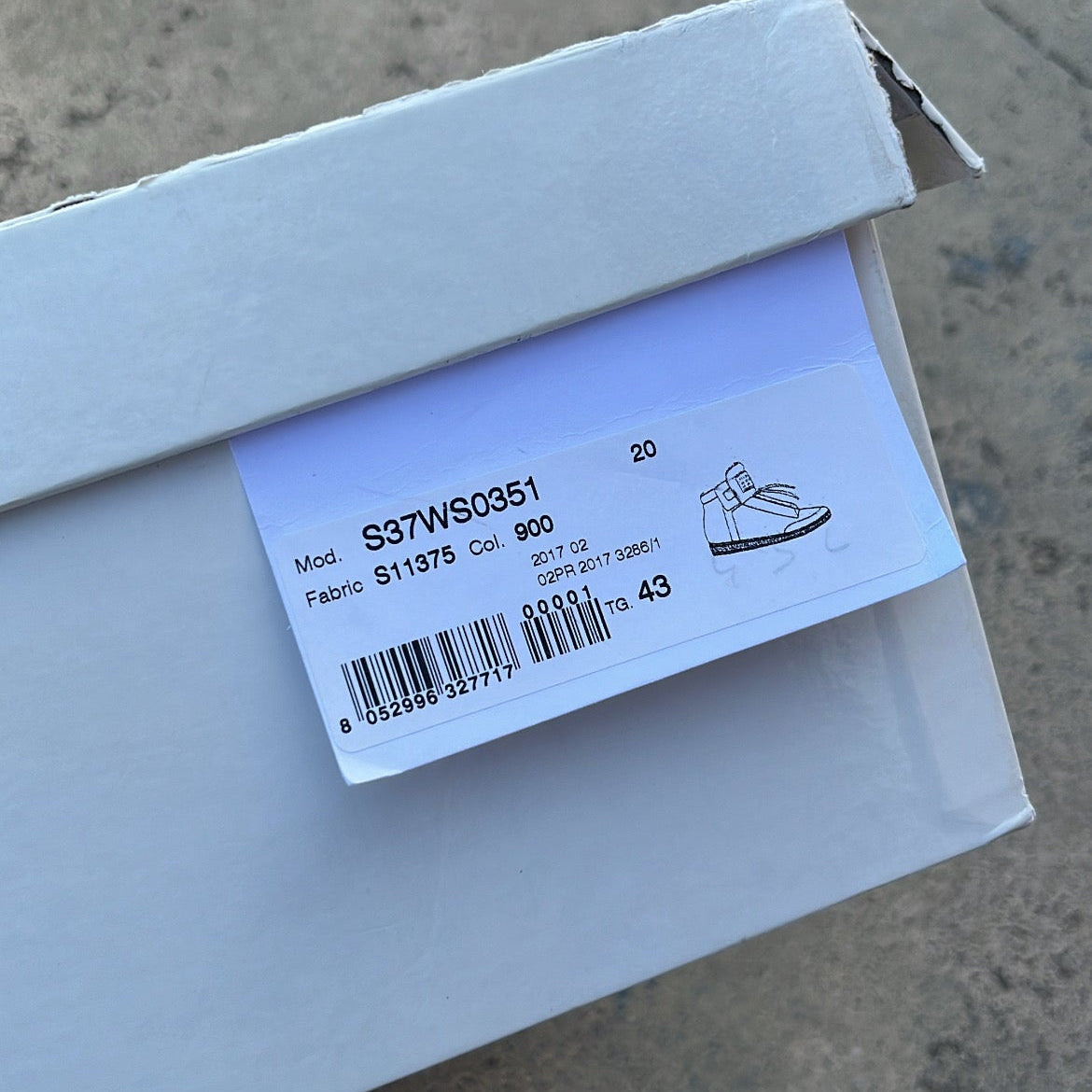 Maison Margiela Future Black Glitter - EU43 / US9.5 / UK8.5