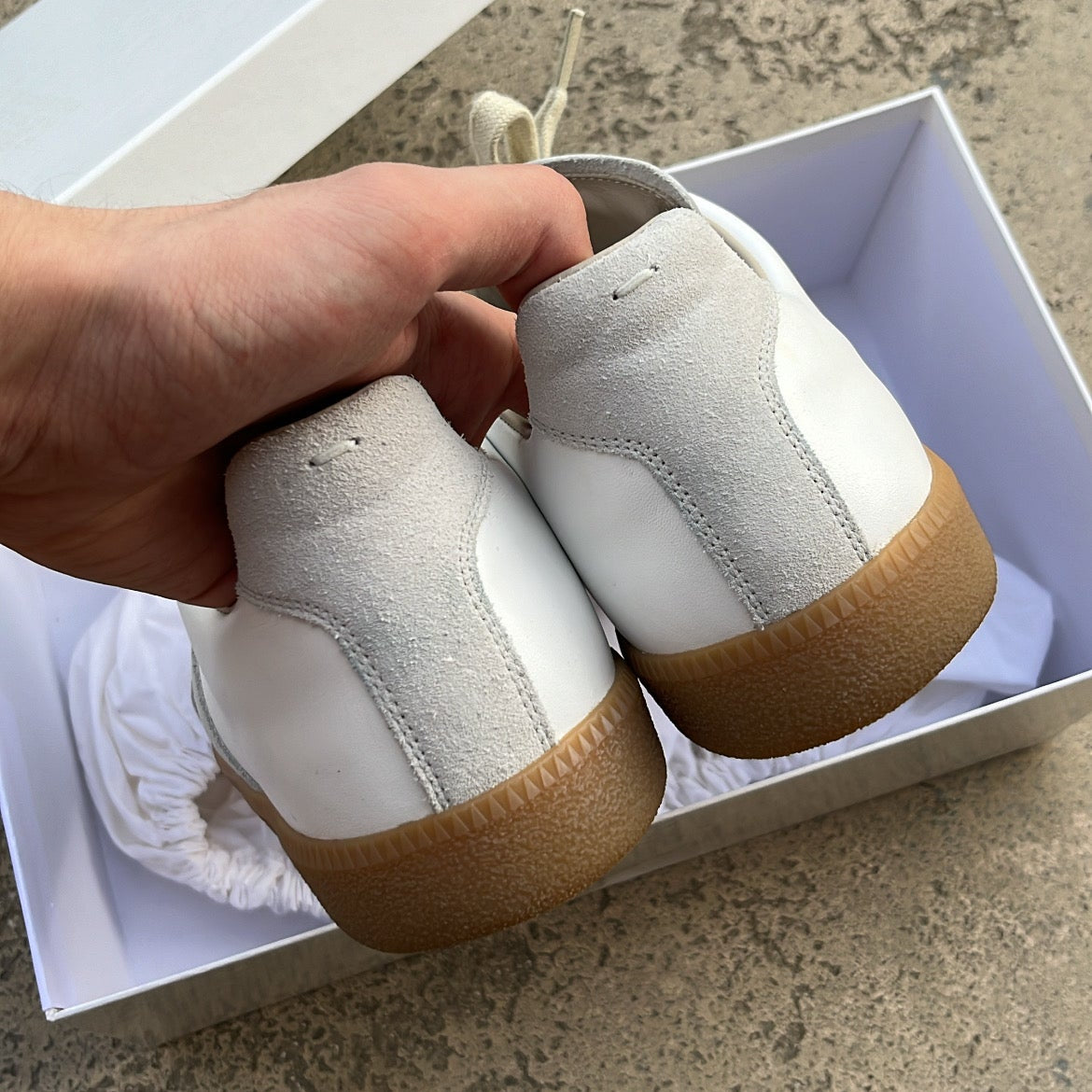 Maison Margiela GAT White Grey - EU44 / US10 / UK9