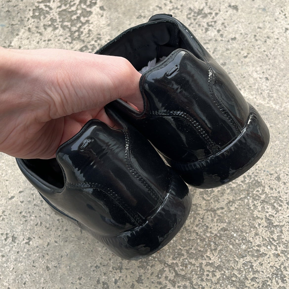 Maison Margiela GAT Black Patent - EU41 / US8 / UK7