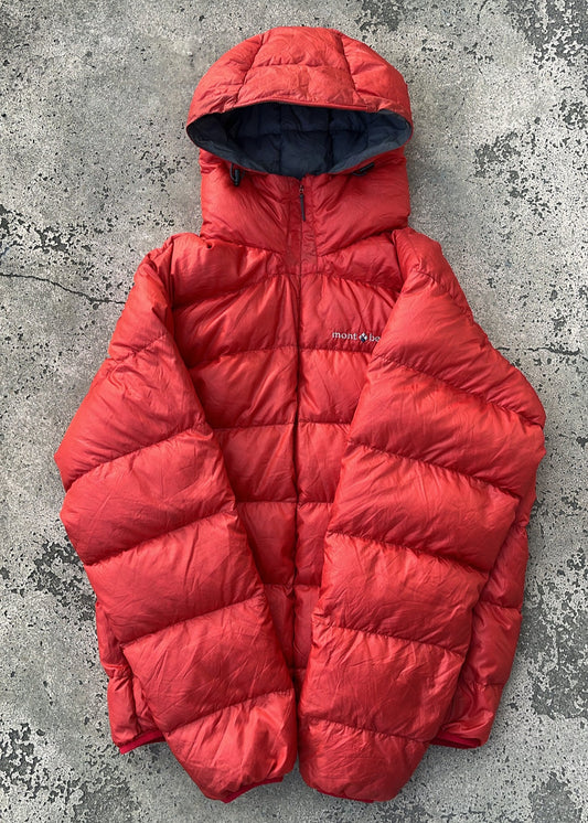 Montbell Alpine Light Down Puffer Red - M