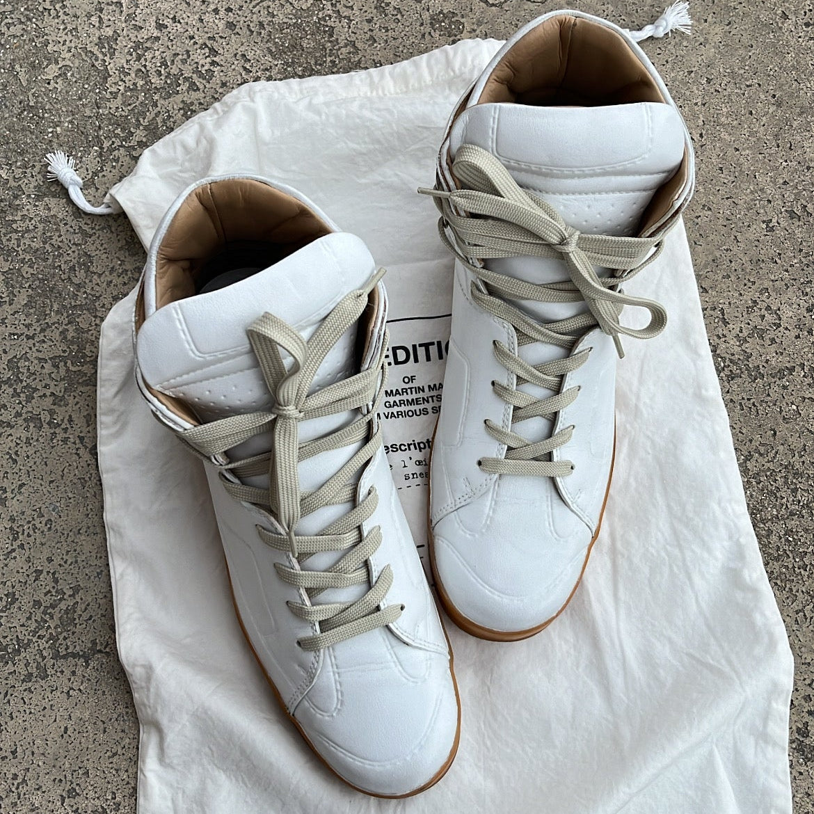 Maison Margiela x H&M High-Top White - EU45 / US11 / UK10