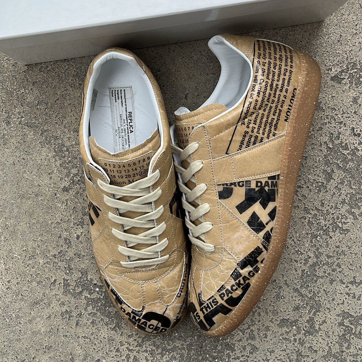 Maison Margiela GAT Newspaper Taped - EU44 / US10 / UK9