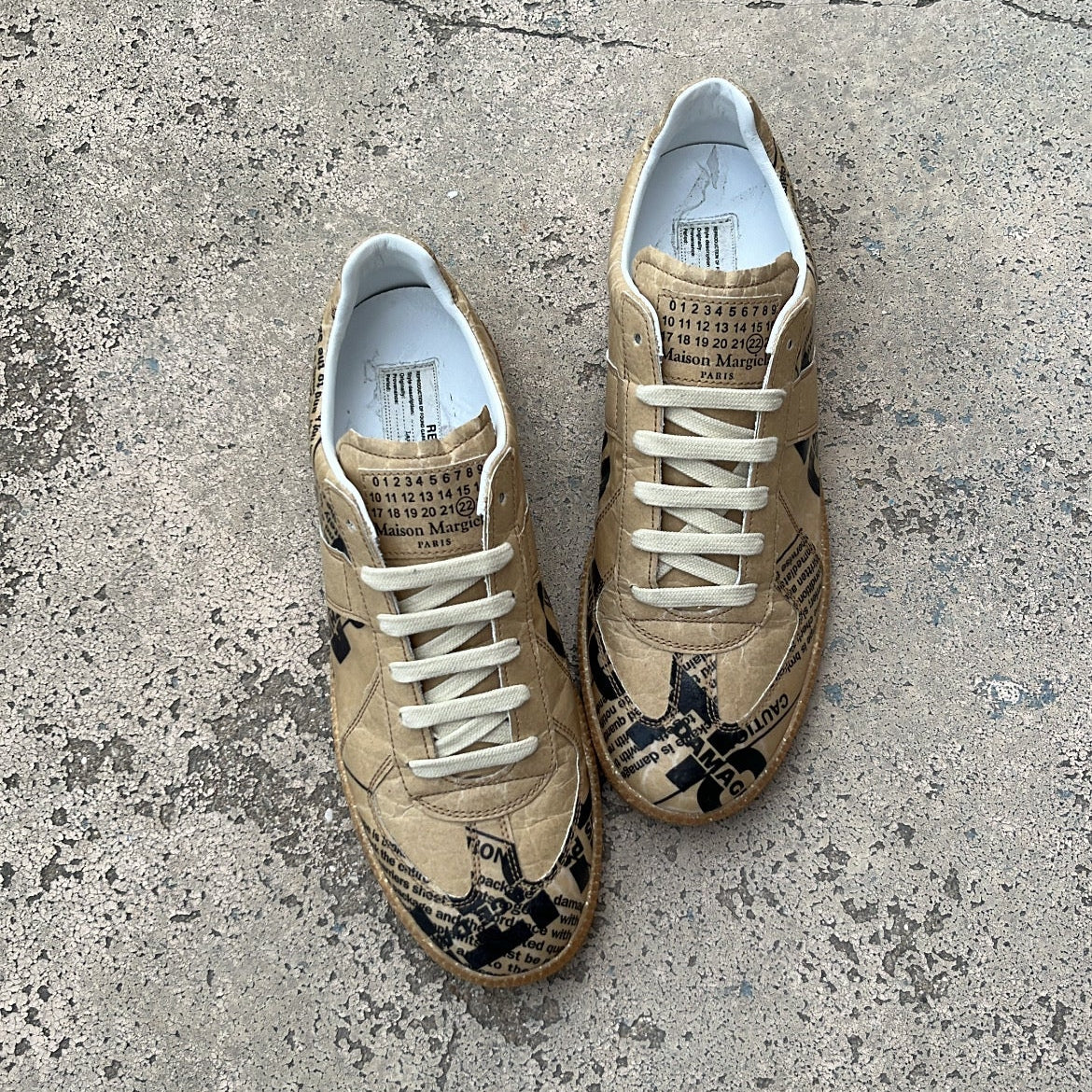 Maison Margiela GAT Newspaper - EU43 / US9.5 / UK8.5