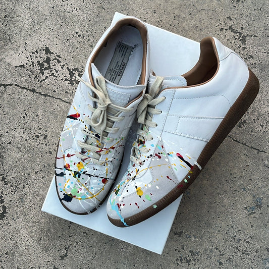 Maison Margiela GAT Paint Splatter White - EU45 / US11 / UK10