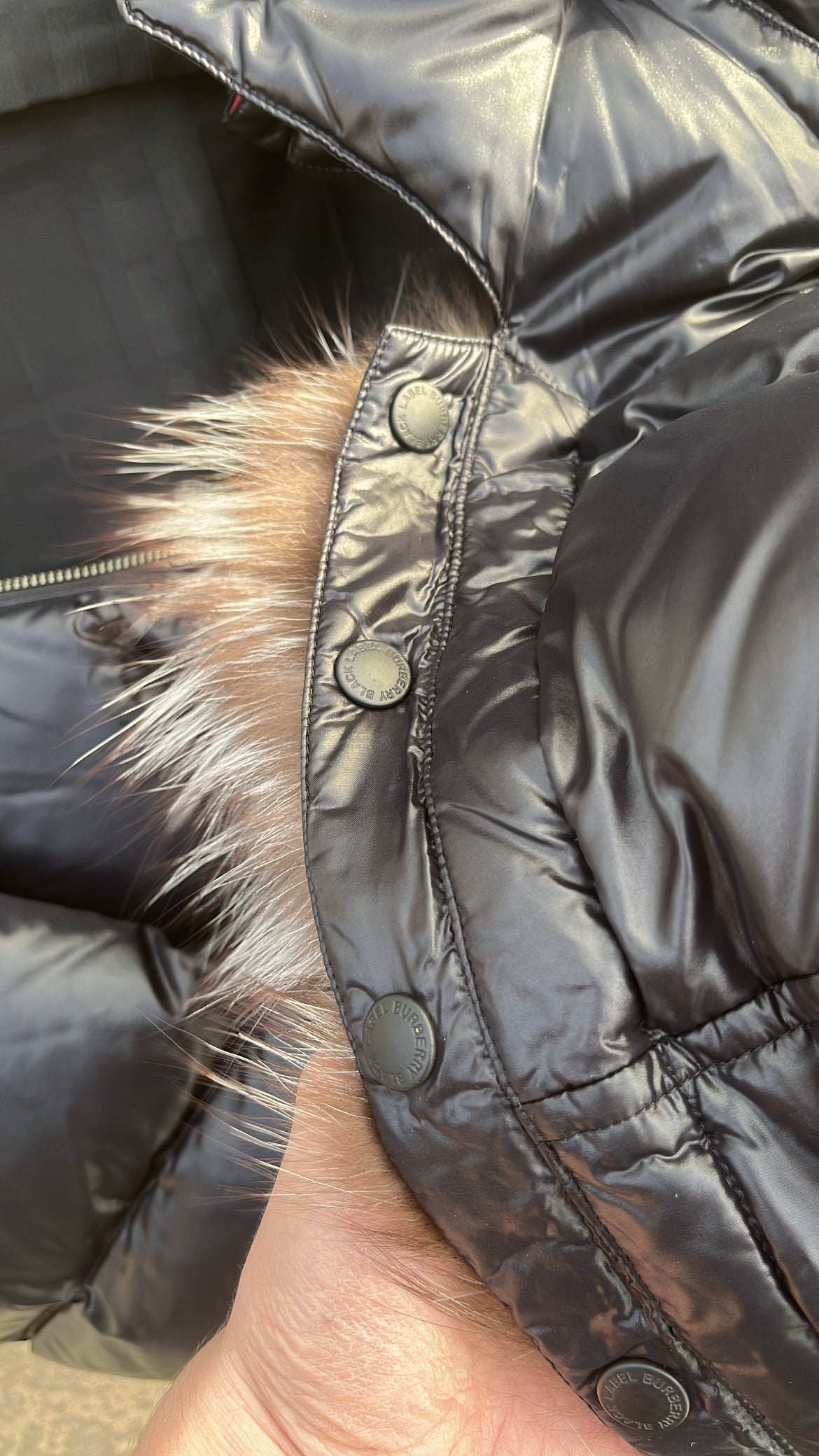 Burberry Black Label Glossy Black Jacket - M - 10th Years Anniversary