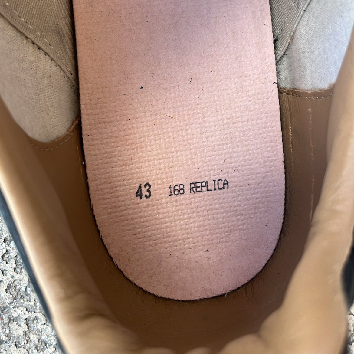 Maison Margiela GAT Paint Splatter Black - EU43 / US9.5 / UK8.5