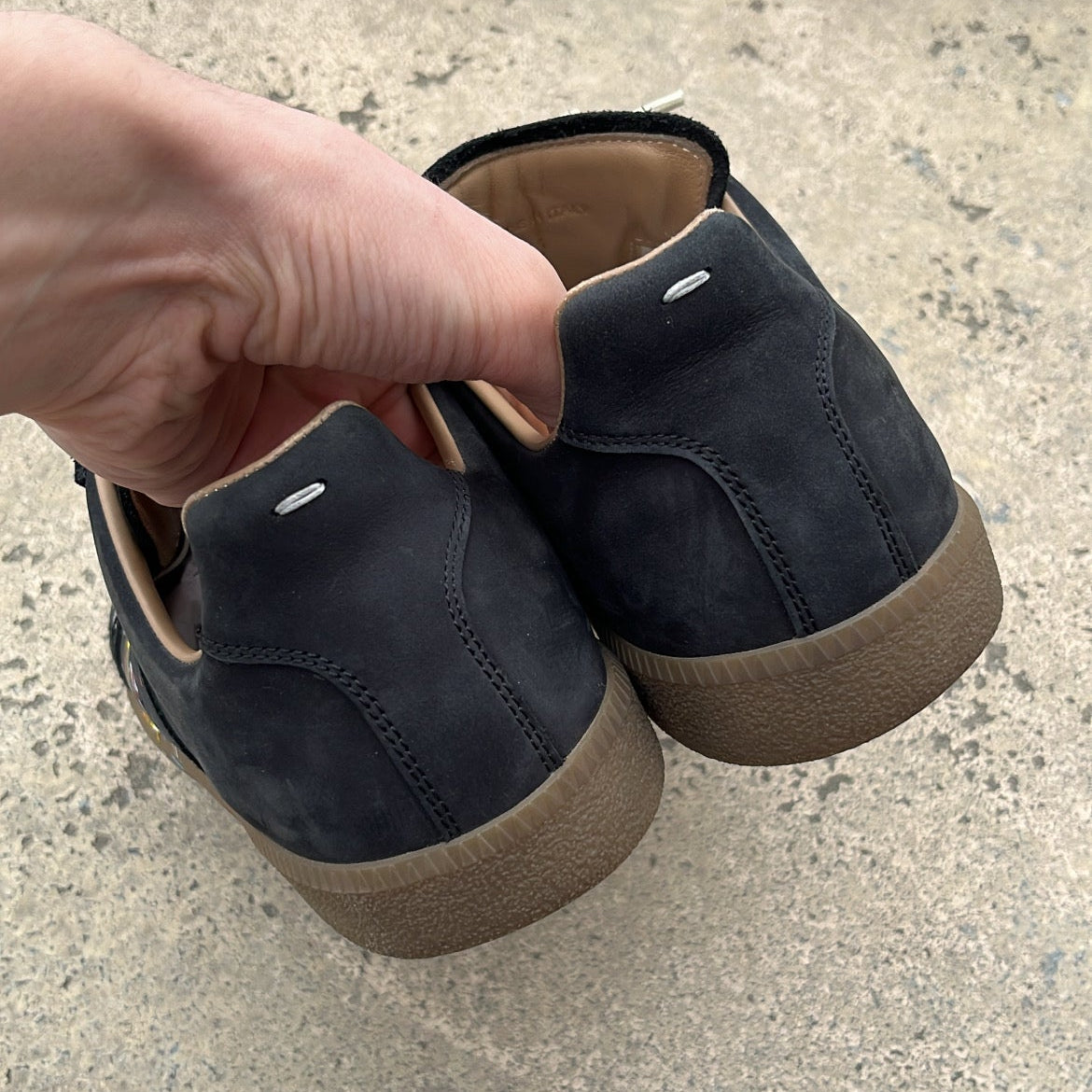 Maison Margiela GAT Paint Splatter Black - EU44 / US10 / UK9